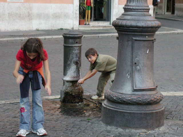 Drinking From A Fountain